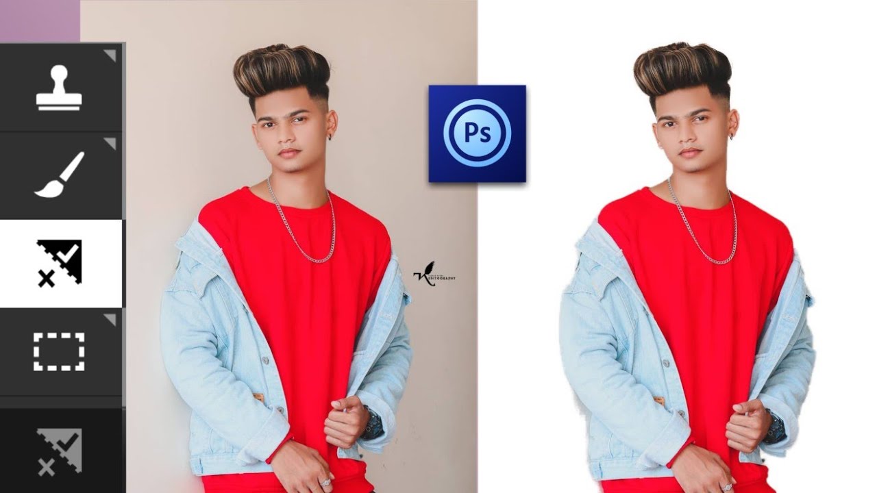 How to remove background in ps touch | remove background from subject in ps touch mobile | ps touch