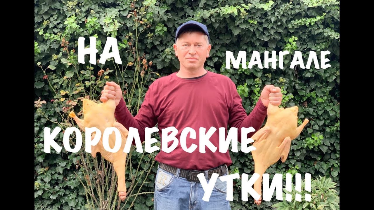 фаршированная утка на мангале!!!!!!!!!! крутой рецепт!!!!!!