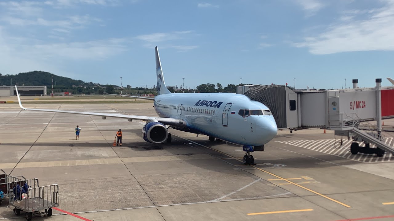 Перелет Новосибирск - Сочи/ А\К алроса/ Boeing 737-800