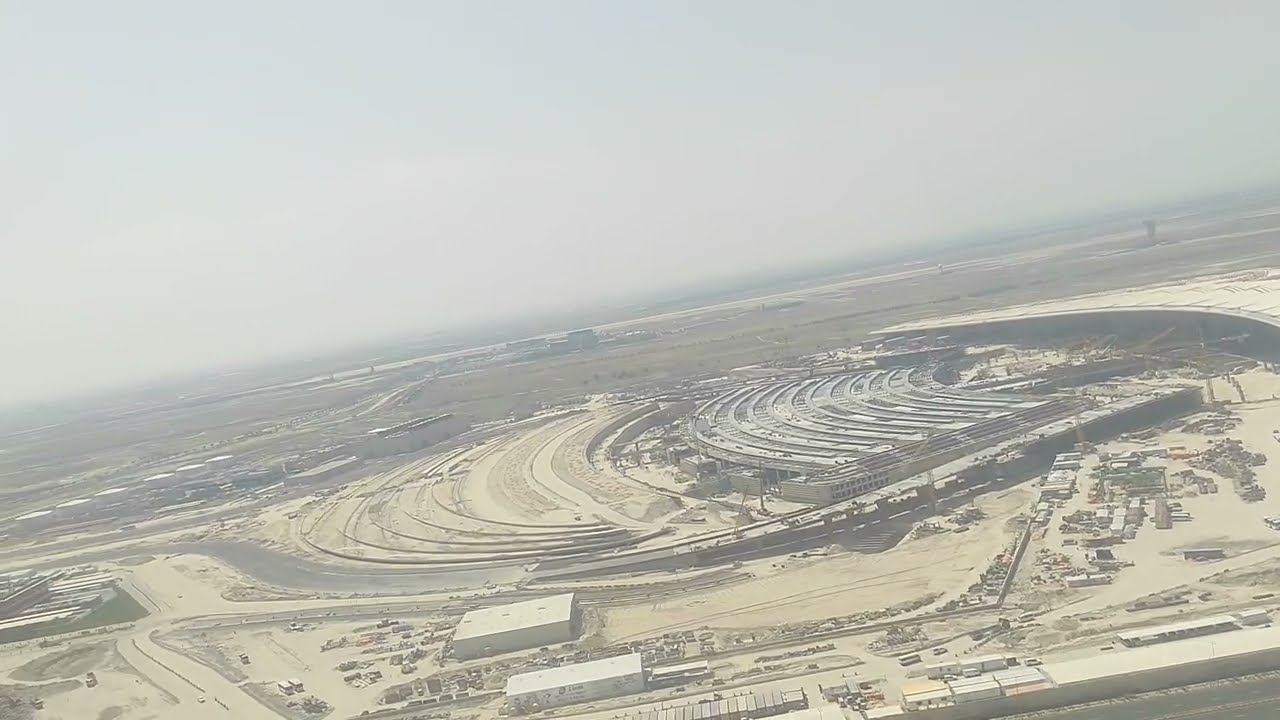 Flight take off from Kuwait airport