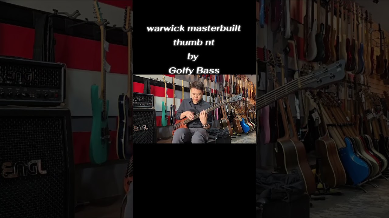 warwick masterbuilt thumb ntby Golfy Bass#warwickbass#intermusicthailand 