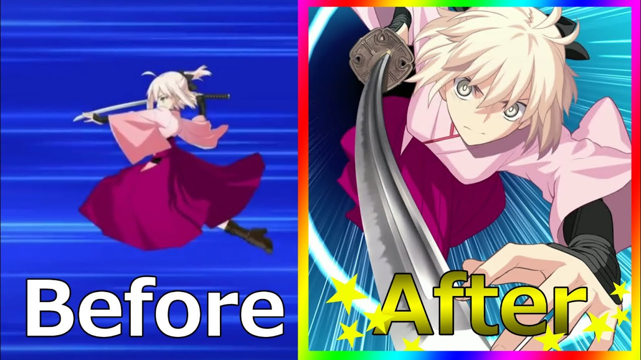 【FGO】沖田総司 新・旧モーション&バトルキャラ比較 沖田さん大勝利の歴史！2ndリニューアル【ぐだぐだピックアップ召喚(日替り)2020.10.02】