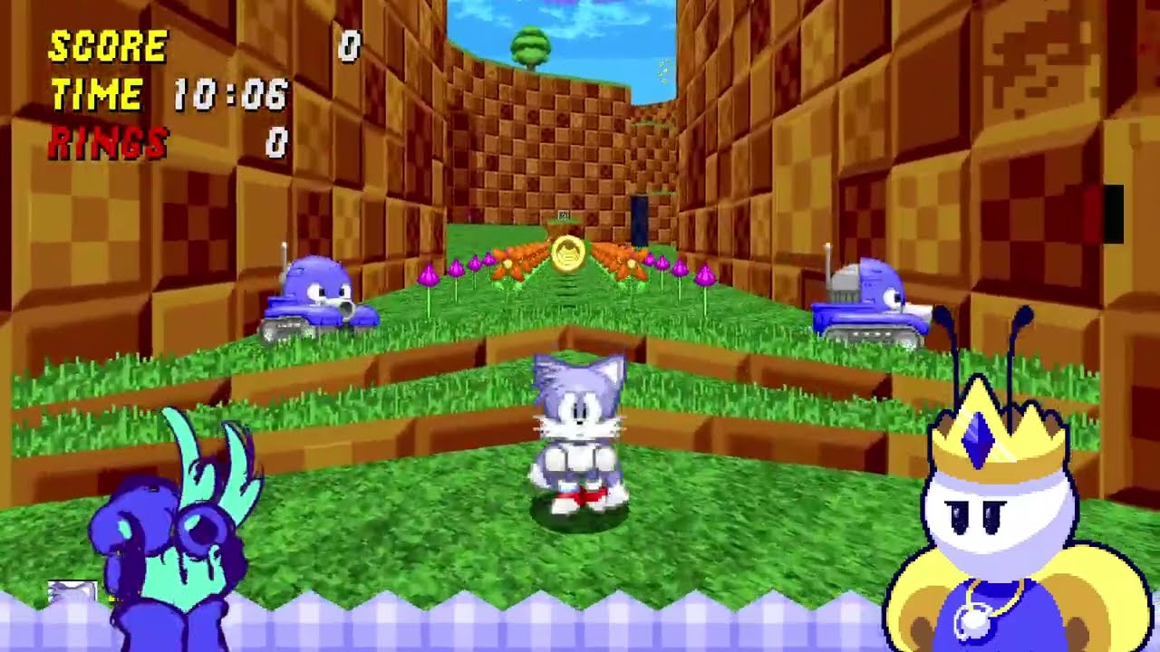 Beating the campaign tethered to FrivolousAqua! ☆ SRB2 Co-op