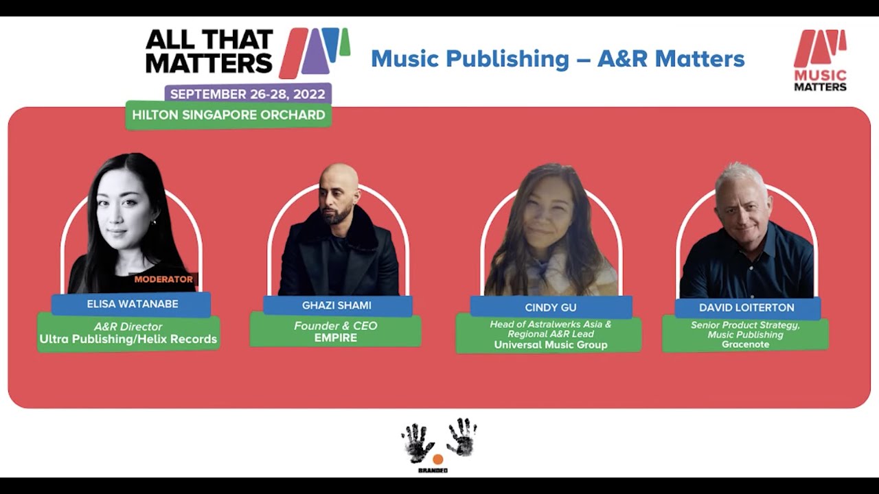 Music Publishing - A&R Matters