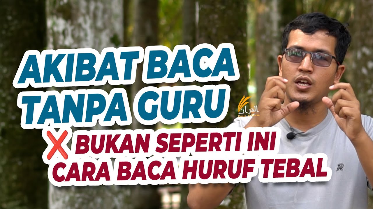 CARA TEPAT MEMBACA HURUF TEBAL ✅ TIPS SINGKAT & LANGSUNG BERMANFAAT | USTADZ HAMDANI ABOE SYUJA