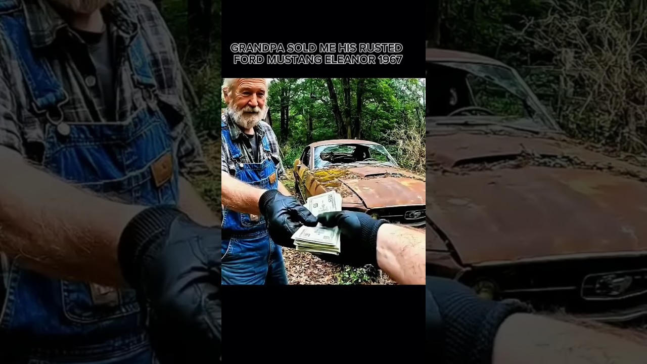 Grandpa Sold me his Rusted Ford Mustang Eleanor 1967 | Part 1 #restoration [ part1] #carrestoration
