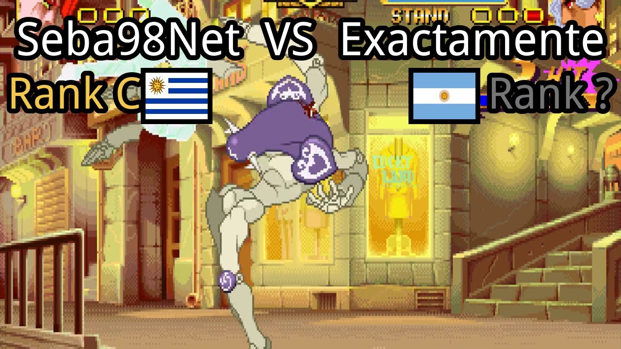 JoJo's Bizarre Adventure: Heritage for the Future: Seba98Net (UY, Rank C)  vs Exactamente (AR, Rank