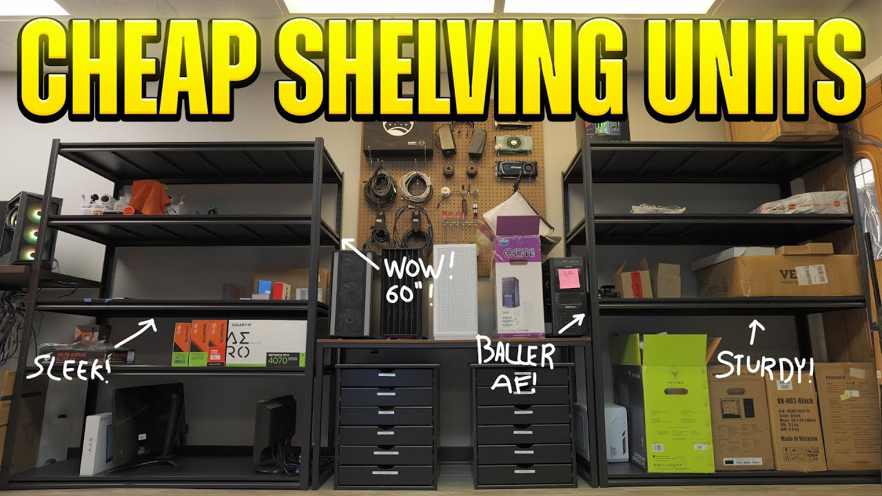 Buying the CHEAPEST Metal Shelving Units on Amazon! - Sajanic 60