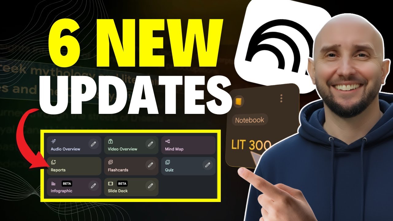 6 NEW NotebookLM Updates & Features That Will BLOW Your Mind