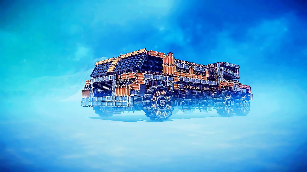 Allied MCV - [Besiege] 3D Animation | Red Alert 2 Remastered to 4k by RTX 4080