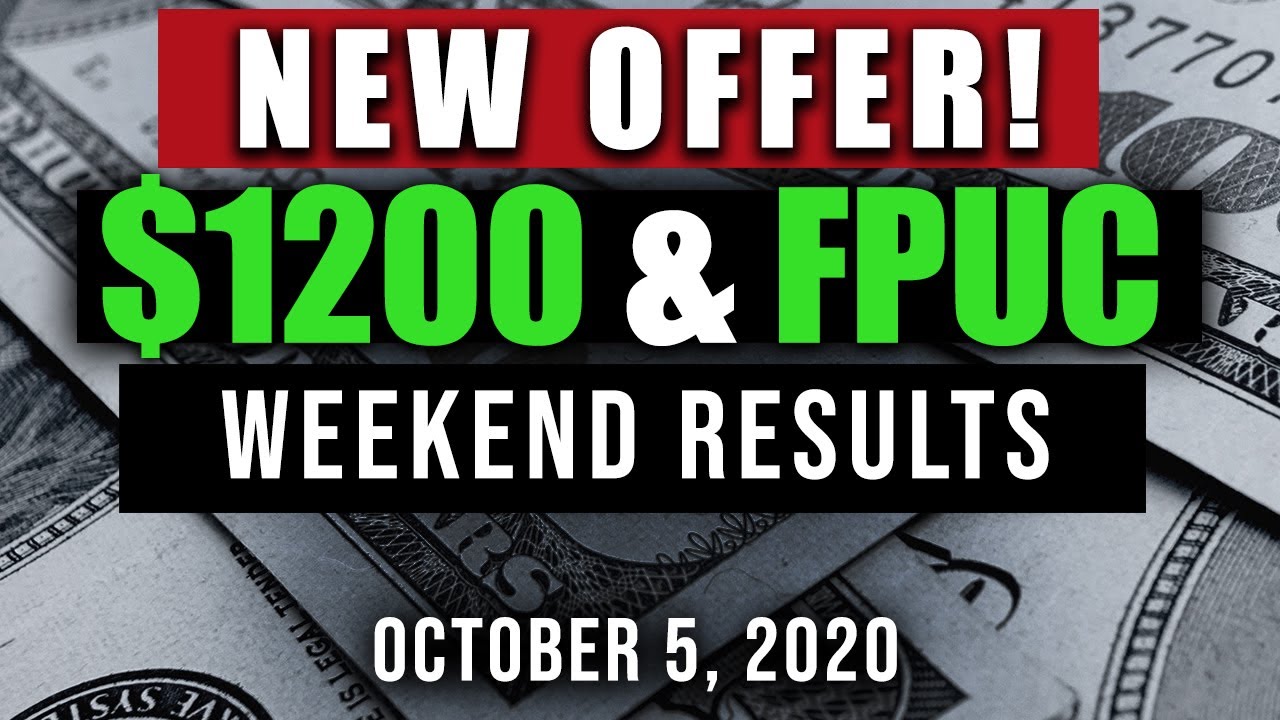 UNEMPLOYMENT, SECOND STIMULUS CHECK & PACKAGE UPDATE 10/05/2020 (A NEW OFFER!)