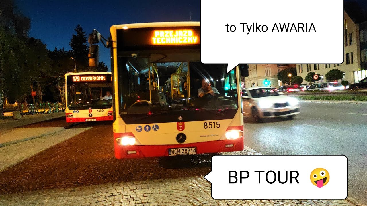 BP TOUR AWARIE UŚMIECHNIJ SIĘ TO TYLKO AWARIA  MERCEDESA CONECTO 8515 GDAŃSK OLIWA MIEJSKI TRAKTOR !