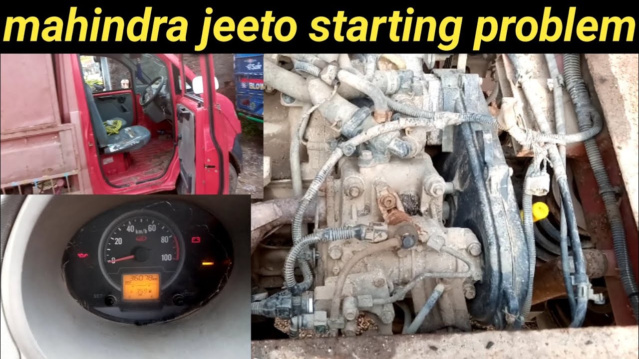 mahindra jeeto starting problem √ P108D//P0193√ start problem jeeto