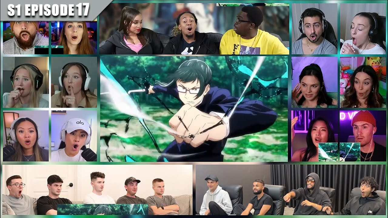 [Full Episode] Jujutsu Kaisen Season 1 Episode 17 Reaction Mashup | 呪術廻戦