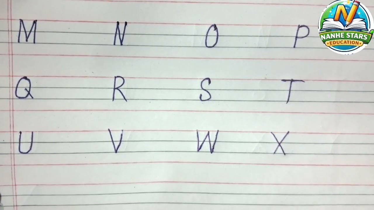 ABCD Alphabet Learning for Kids | ABCD Handwriting Practice A to Z #nanhestarseducation