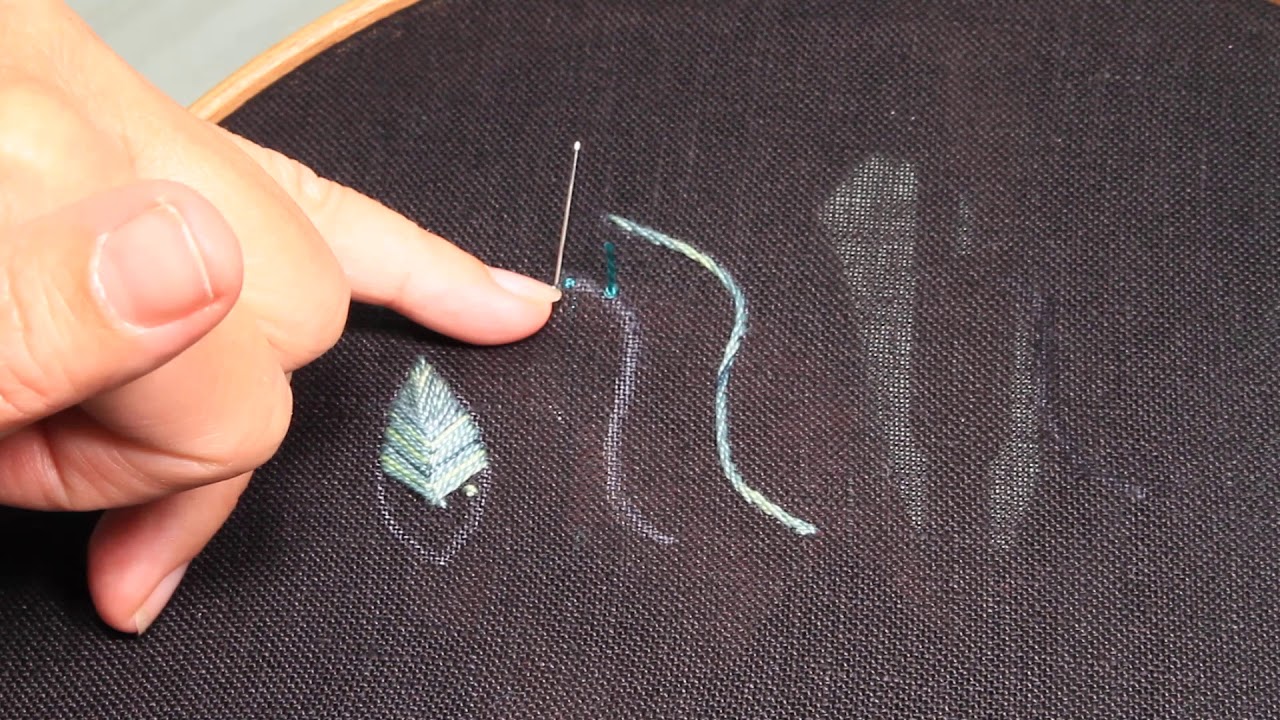 How to secure an embroidery thread the professional way