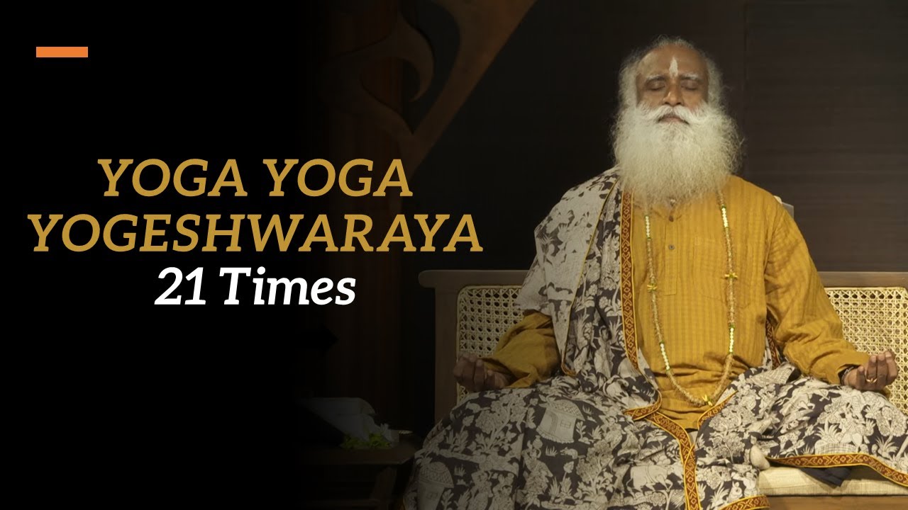 Yoga Yoga Yogeshwaraya  - 21 times - Boost your immunity