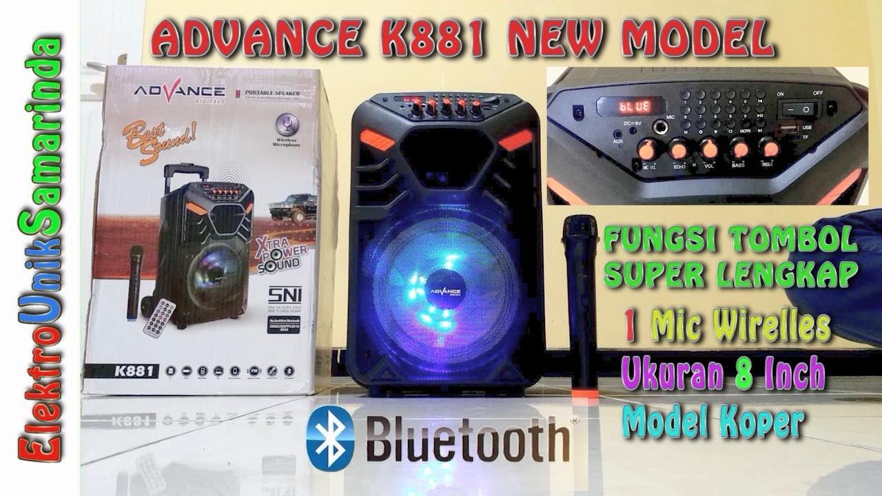 SPEAKER ADVANCE K881 NEW MODEL - REVIEW DAN PENJUALAN