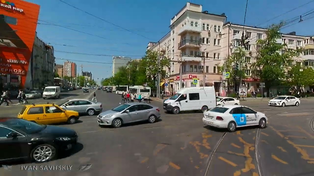 Ростовский трамвай | 6 маршрут-от Мясокомбината до Центрального Рынка