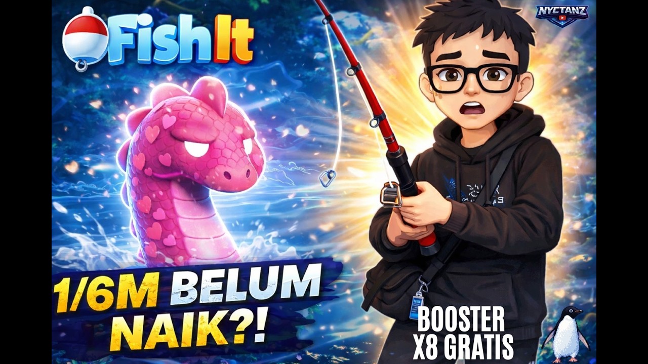 BOOSTER x8 GRATIS – 1/6 MASIH NIHIL?! – Live Day 58 #fishit #fishitroblox  #roblox