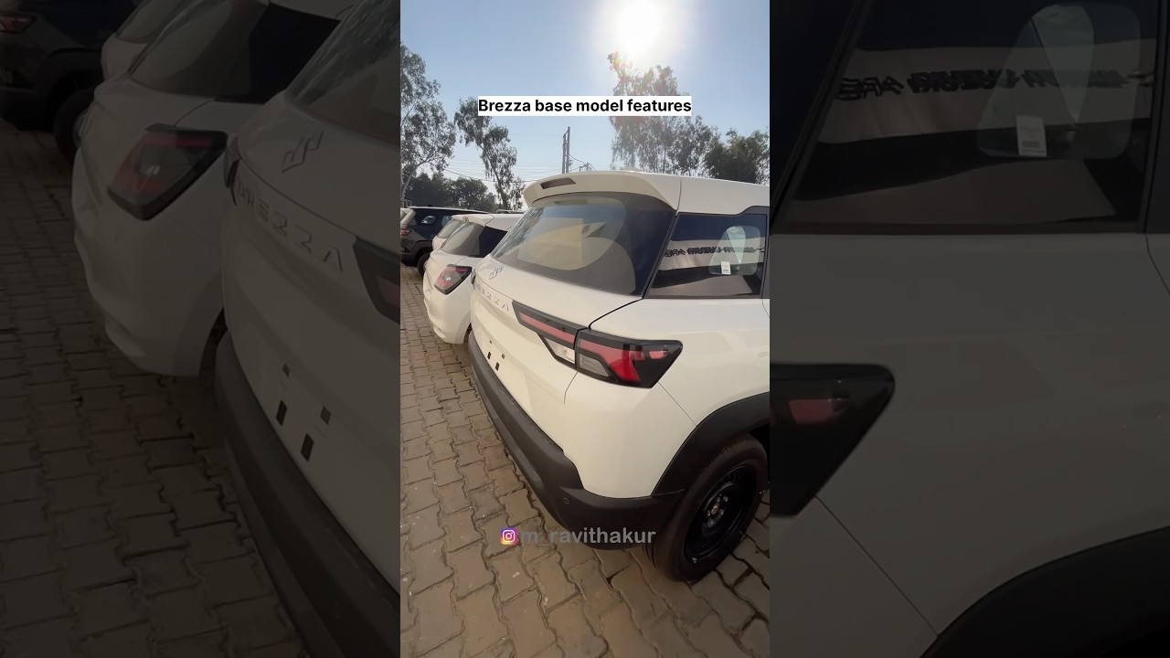 2025 maruti suzuki brezza base model features #m_ravithakur #shorts