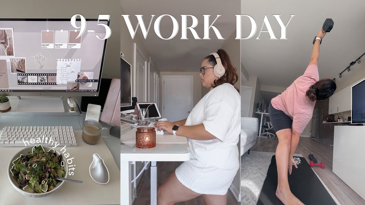 WFH DAY IN MY LIFE | healthy morning habits, getting my steps in, end of busy season