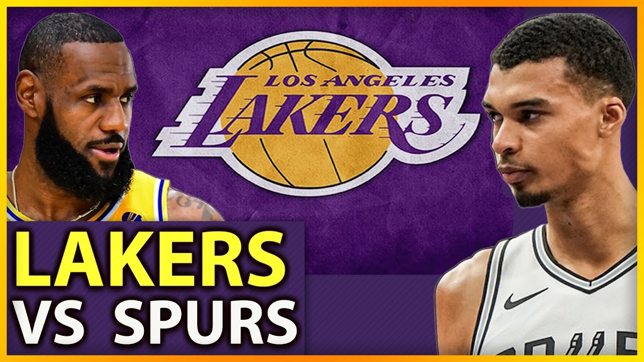 🔥LAKERS и ЛЕБРОН ДЖЕЙМС принимают ВИКТОРА ВЕМБАНЯМУ в ЛОС-АНДЖЕЛЕСЕ | LAKERS против SPURS 🏀 НБА н...