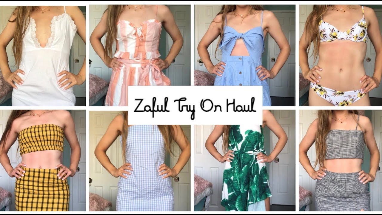 ASMR Zaful Try On Clothing Haul!