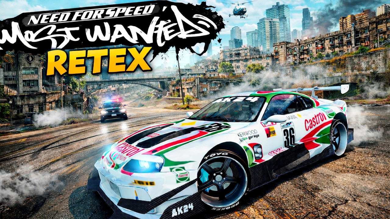 NFS Most Wanted Retex – The Perfect Supra Build