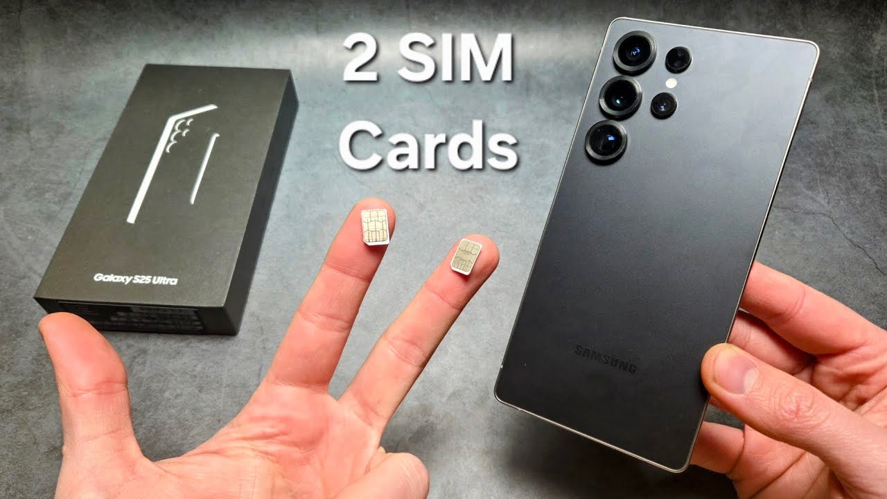 How to Insert 2 SIM Cards in Samsung Galaxy S25 Ultra