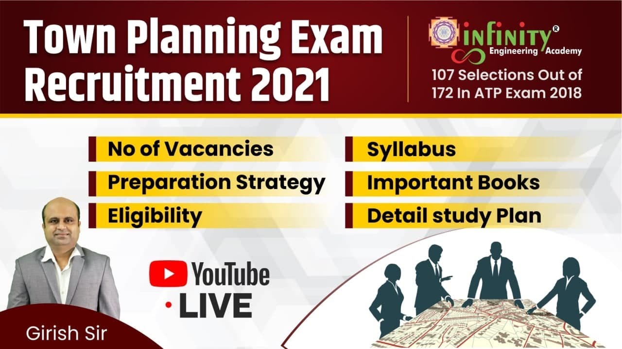 Town Planning Recruitment 2021 | Town Planning Exam | ATP Exam | Assistant Town Planning Exam | ATP