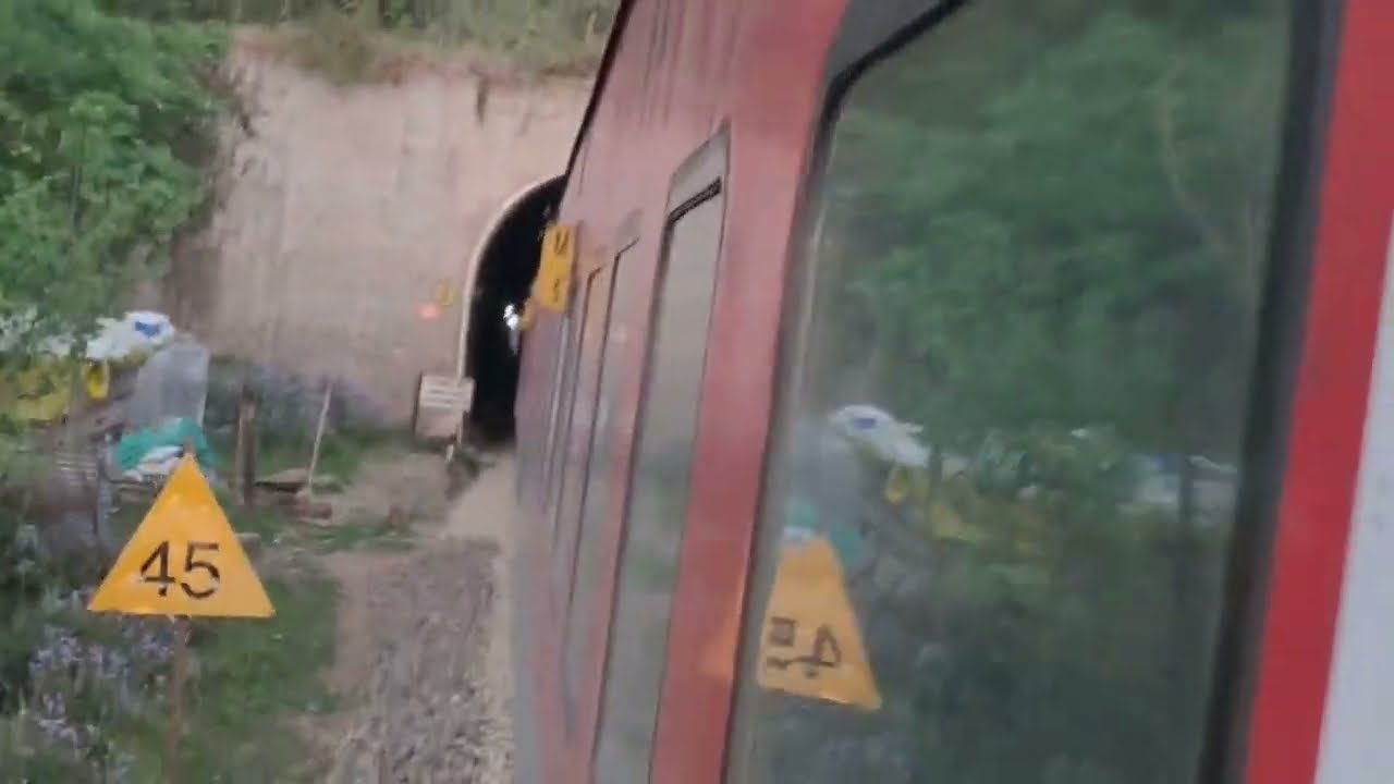 Train journey beautiful moment
