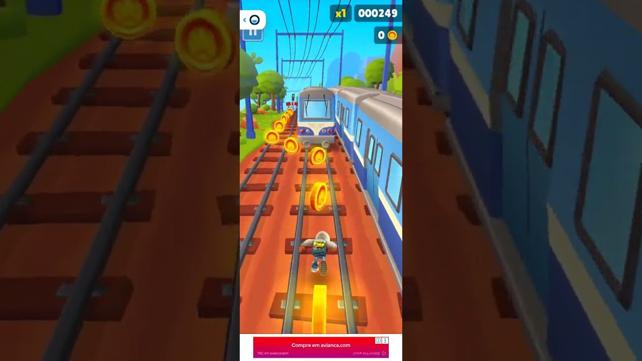 Joguei a copia do subway surfers ê fiz no coins
