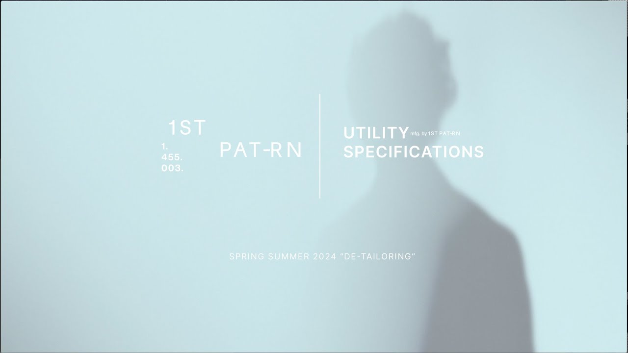1ST PAT-RN / UTILITY SPECIFICATIONS SS24