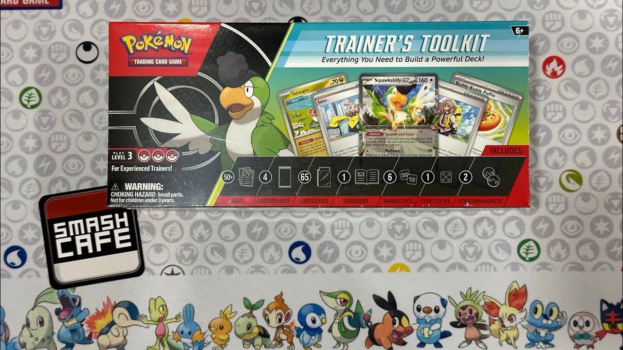 Распаковка Pokémon Trainer Toolkit 2024 и список карт
