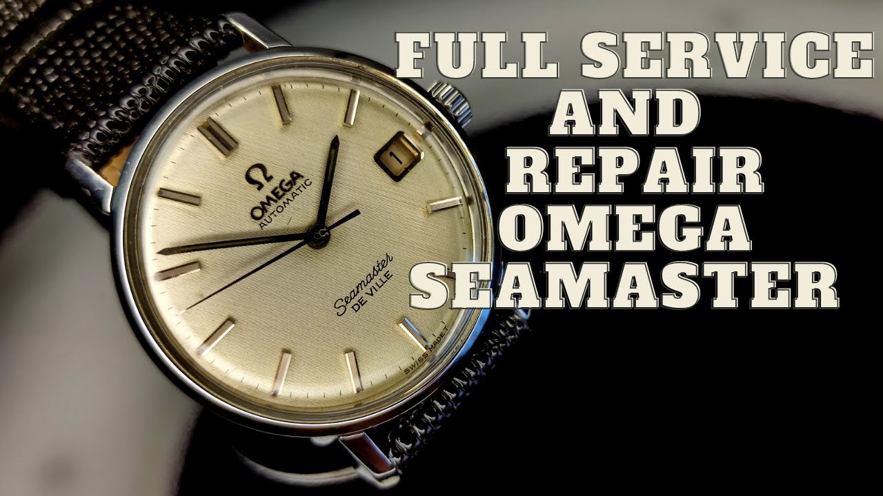 Restoration of 1965 Vintage mens watch Omega Seamaster De Ville cal. 562 full service and repair