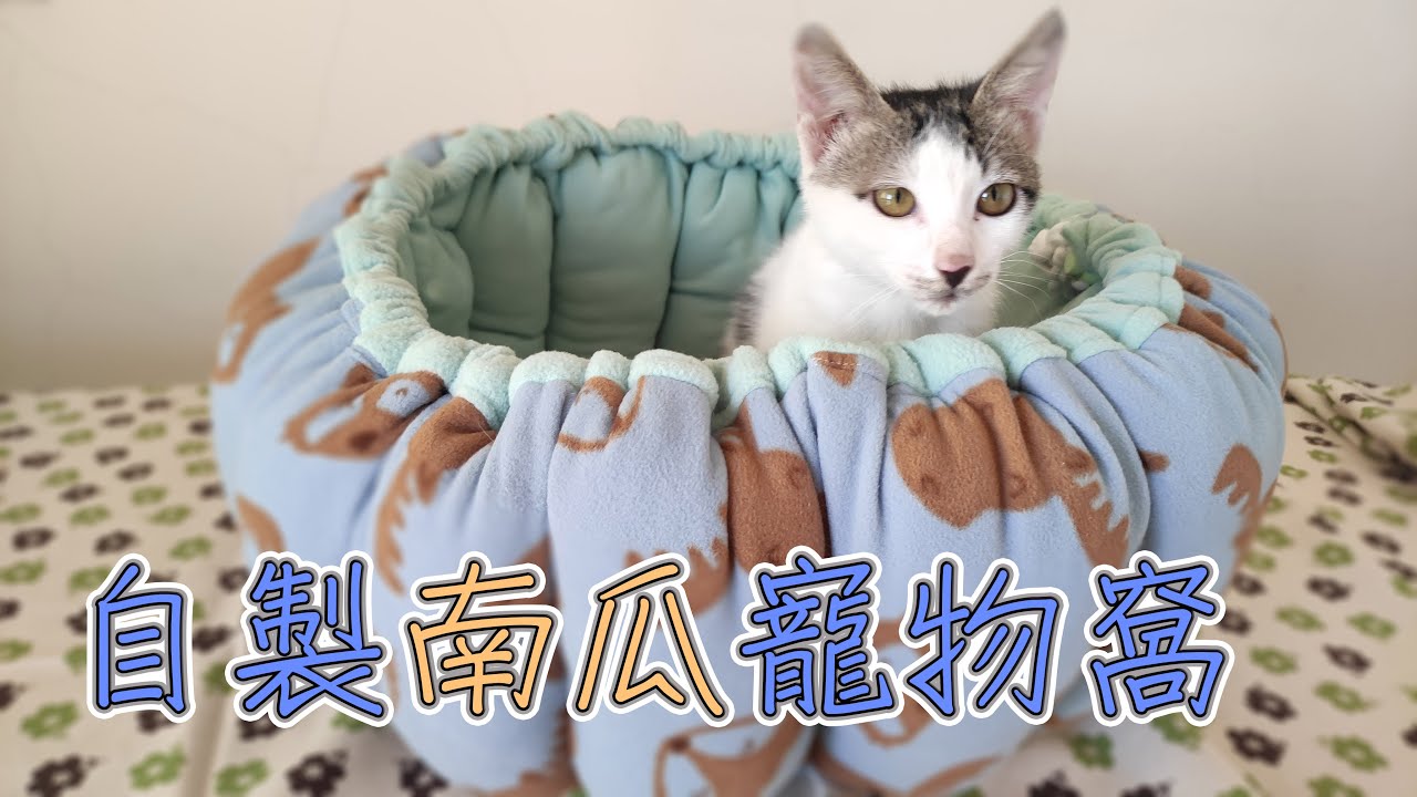 （ching愛手作）兩用雙面寵物窩，用2塊布來製作一個專屬寵物的保暖窩，大小隨君調整，這是我愛我家毛小孩的表現，你呢？