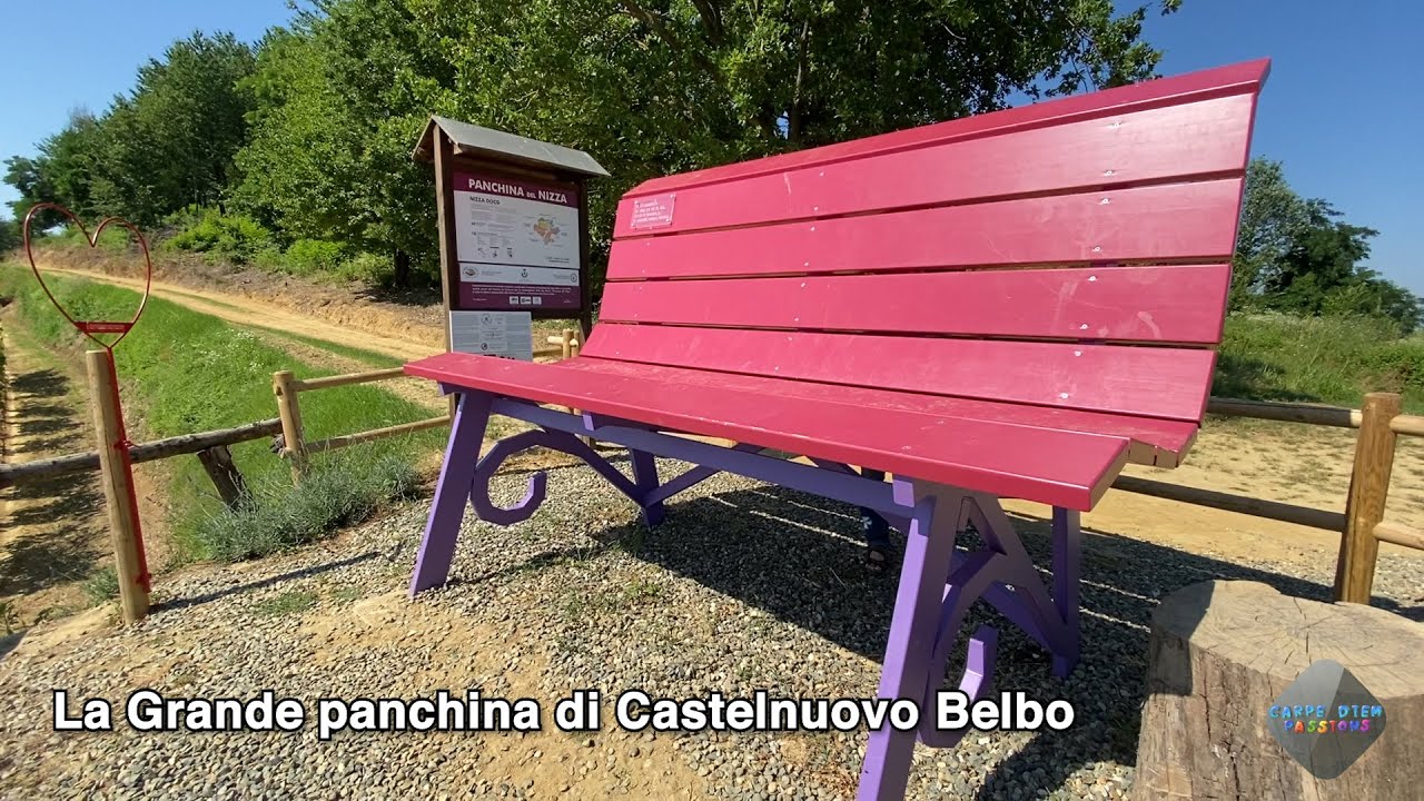 La Grande panchina a Castelnuovo Belbo