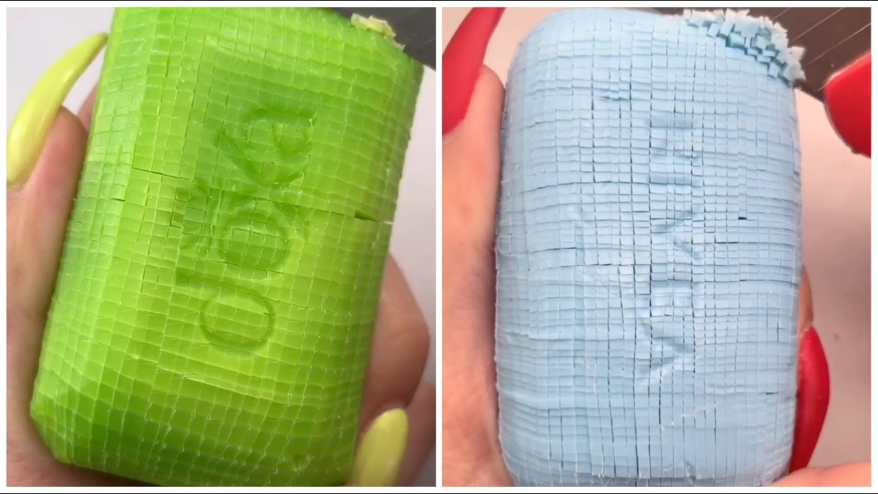 2X the ASMR Magic! Satisfying Soap Cuts✨
