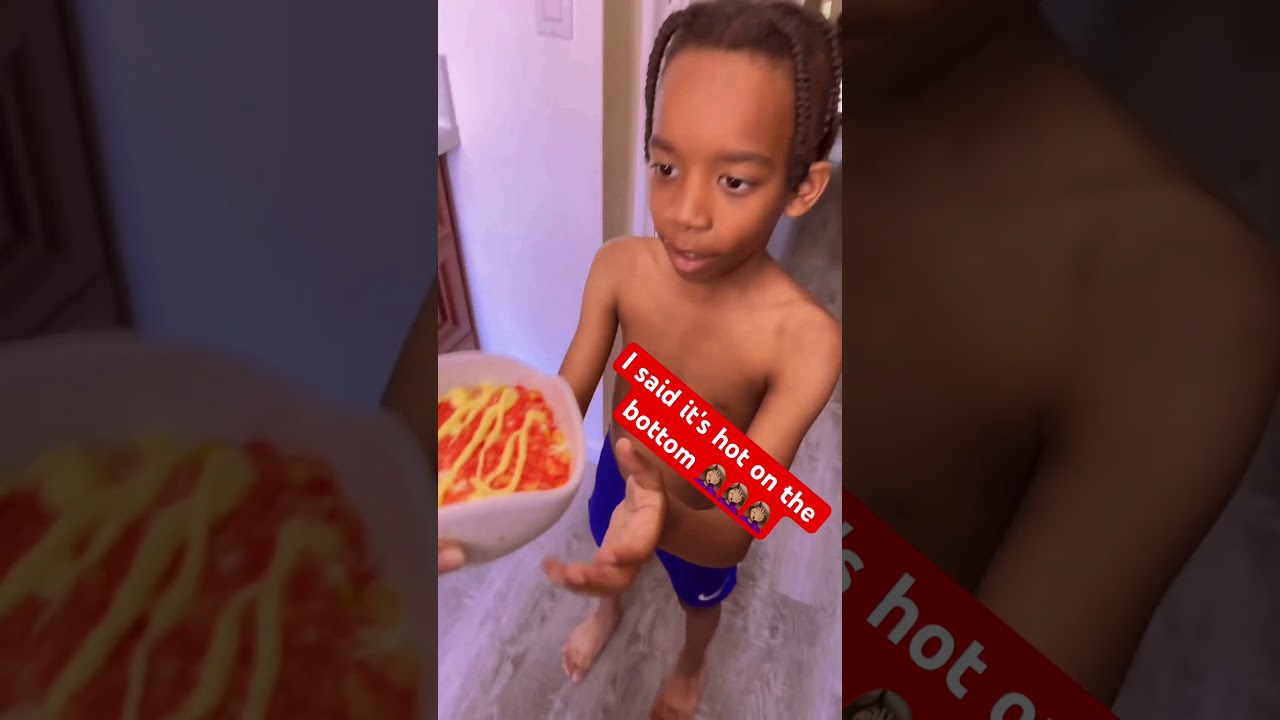 It's hot on the bottom | don't touch | mom of 2 | kids don't listen | funny mom | fyp | funny video