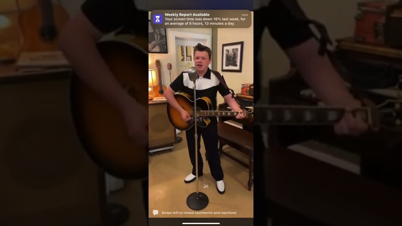 Singing in SUN studios while standing IN THE EXACT PLACE ELVIS PRESLEY STOOD! My dream come true!