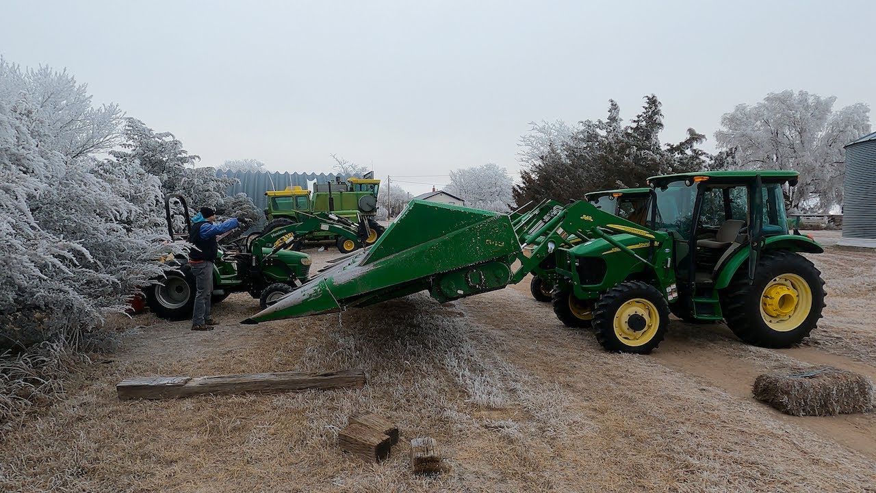 Ice Storm Operations And New Corn Header!