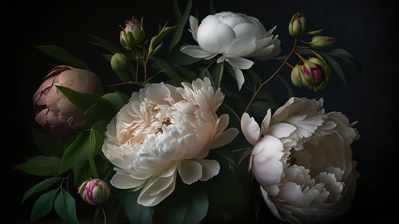 Perfect Peonies | Art For Your TV