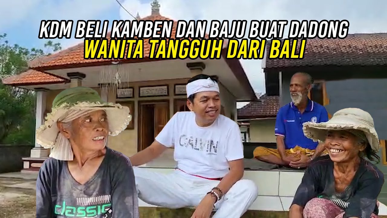 KDM MAMPIR KE DAPUR DADONG-NENEK TANGGUH DARI BALI | PENGEN PUNYA KAMBEN DAN BAJU BUAT KERJA