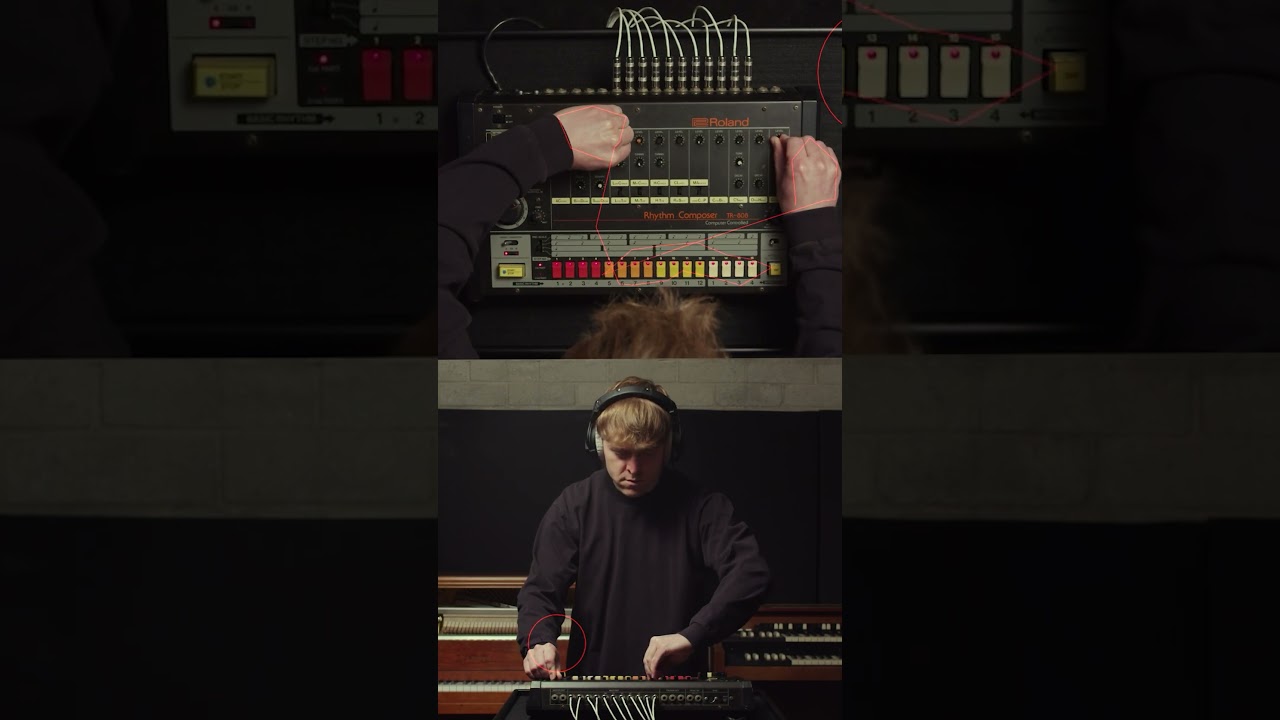 TR-808 Freestyle | #patchandplay #roland #808 #beatmaking #electronicmusic #drummachine