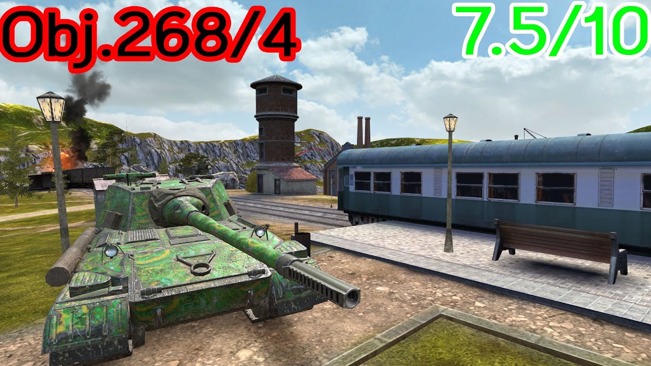 รีวิวรถถัง Obj.268/4 + แนวทางการเล่น World of Tank Blitz ซีซั่น4 Ep.ใส่ไข่ 3 ฟอง : Obj.268/4