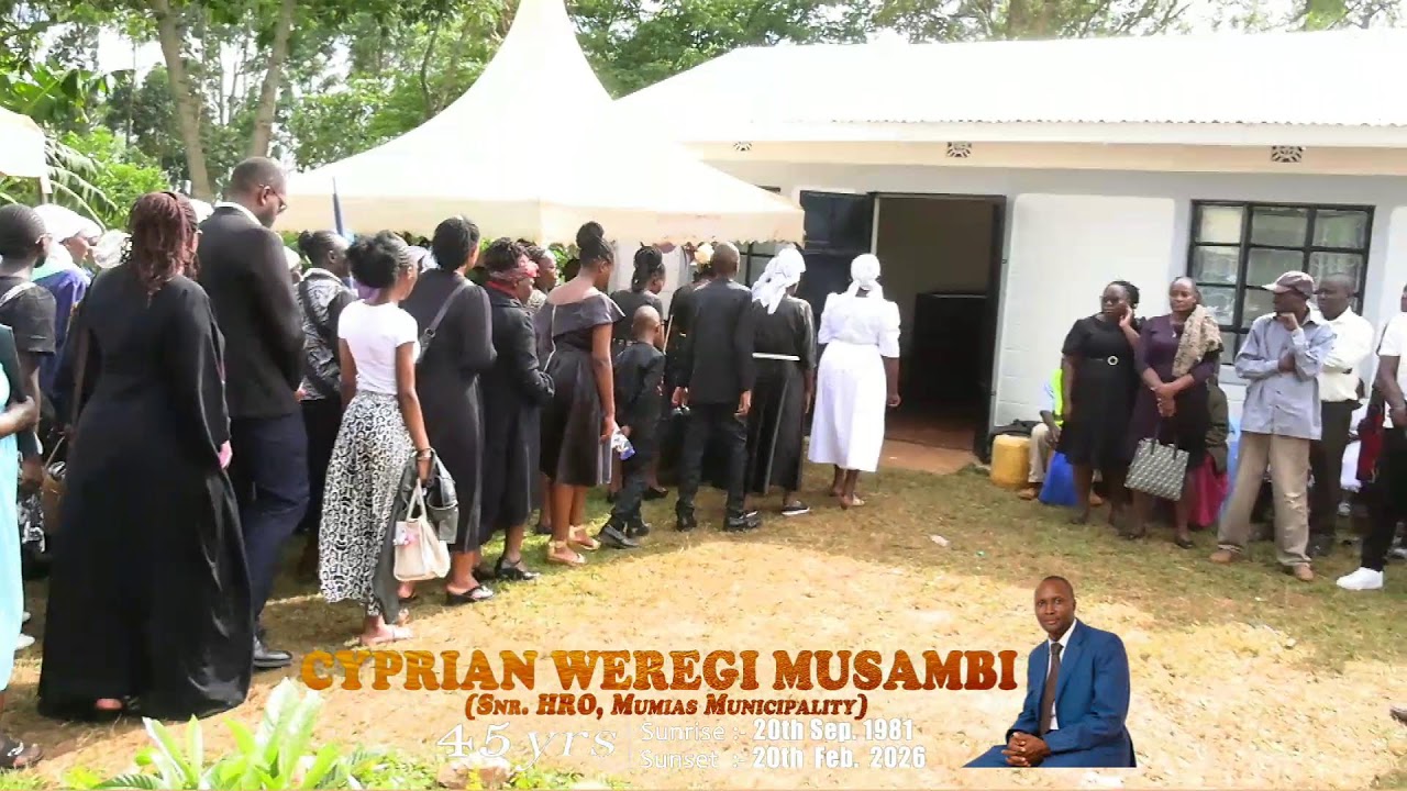 LIVE::- CELEBRATING THE LIFE OF CYPRIAN MUSAMBI (20TH SEP 1981-20TH FEB 2026)