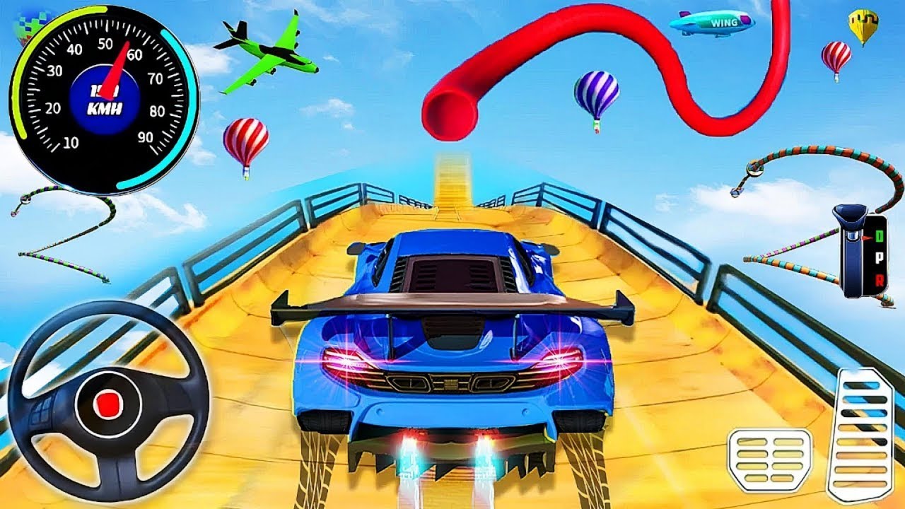 Extreme GT Stunt Cars Take Flight! | 3D Racing Action | TheTreasured