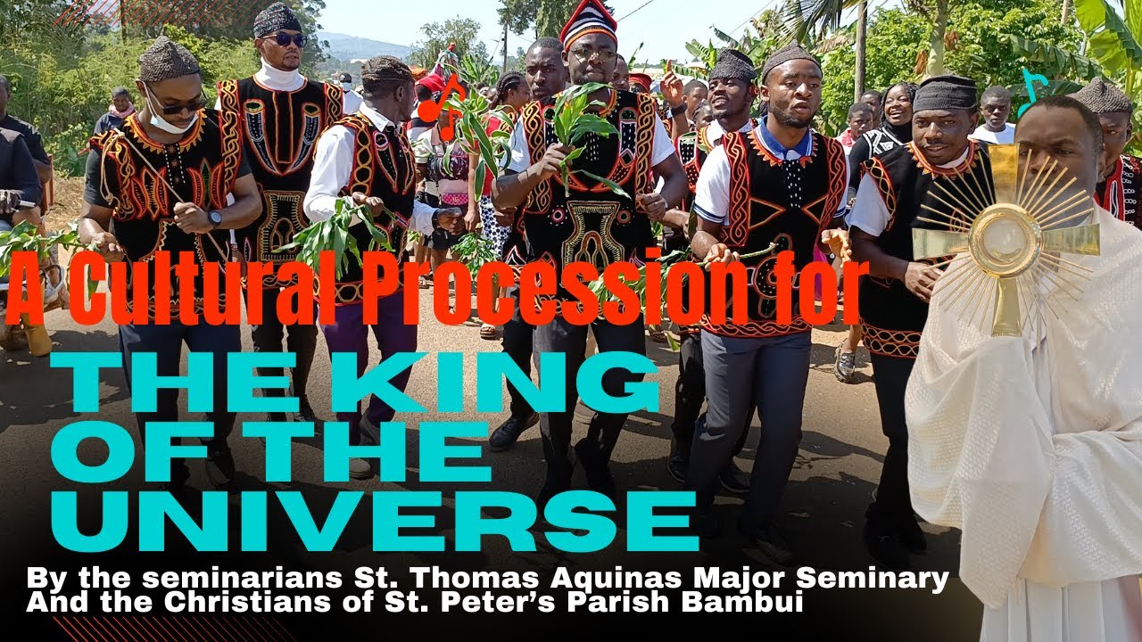 Christ the King procession with the seminarians and Christians of Peter's Parish Bambui