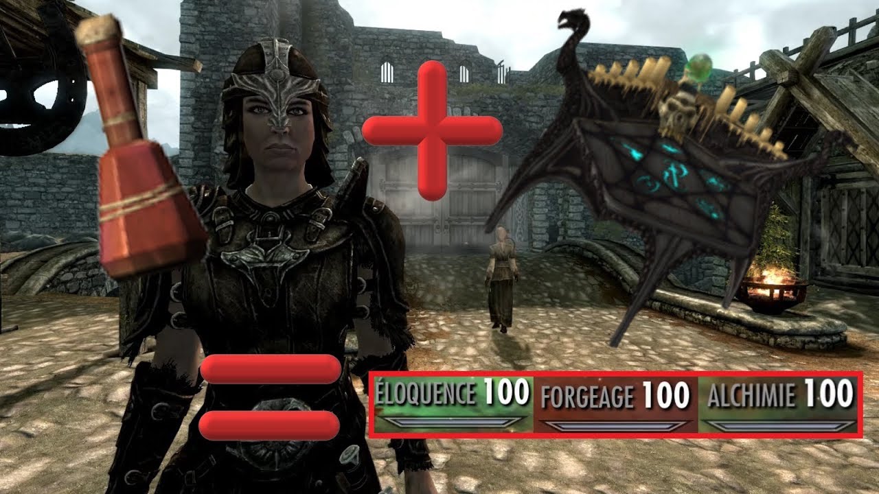 Skyrim FR - Guide : monter ses compétences de 0 à 100 - #4 : Alchimie, Éloquence et Forgeage !
